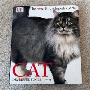 'The New Encyclopedia of the Cat' - Gray & White Cat Book